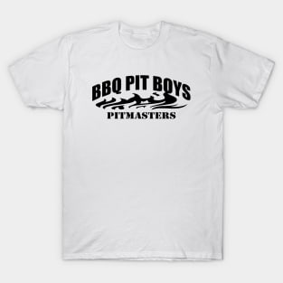 Bbq Pit Boys Pitmasters Official Logohellip Black Chef T-Shirt